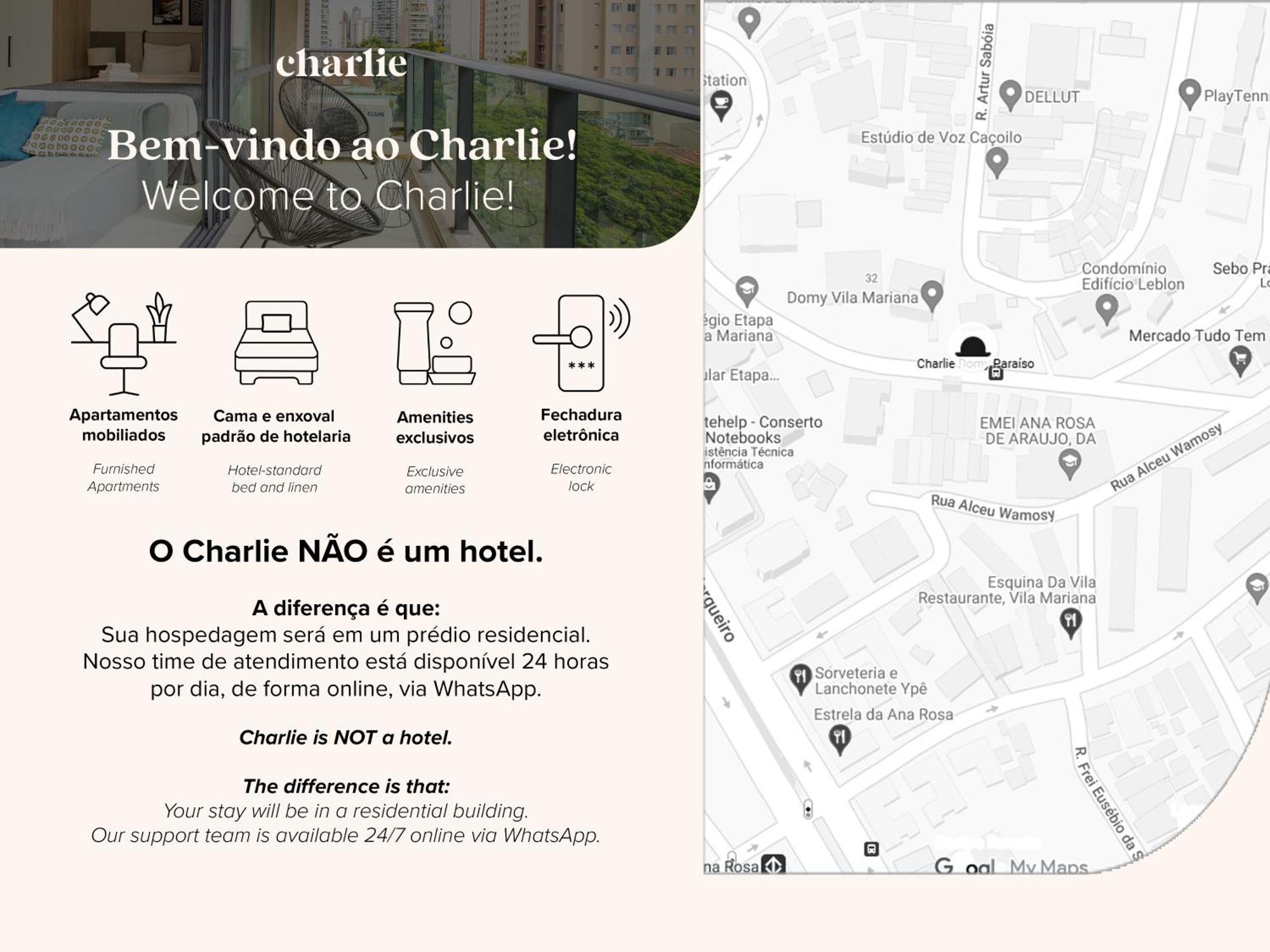 Charlie Domy Paraiso Sao Paulo Bagian luar foto